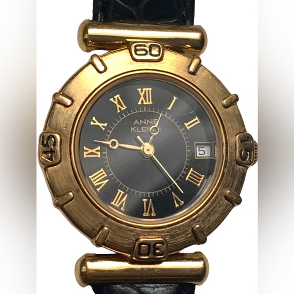 ANNE KLEIN II Water Resistant 100FT Swiss Movement Quartz Ladies Watch Leather - Picture 9 of 9